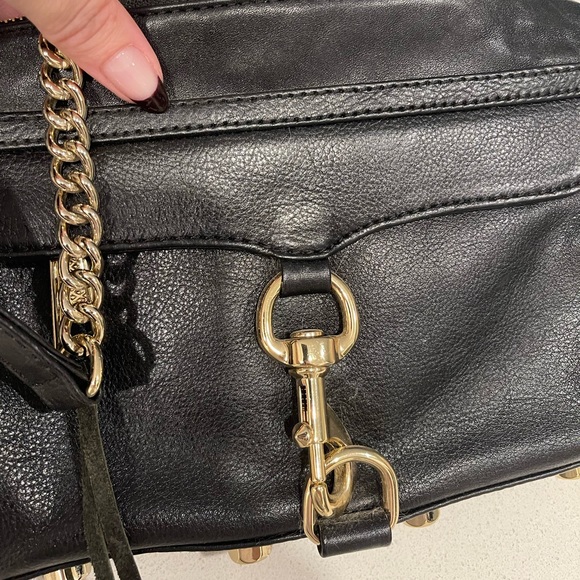 Rebecca Minkoff mini Mac in black gold - Picture 2 of 11